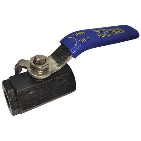 thumbnail image 2 of Zoro Select 3/8" FNPT X MNPT PVC Manual Ball Valve - Inline Two-Way - 6380990 2 of 5