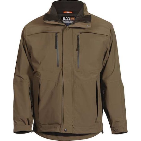 5.11 Tactical Parka, 100% Nylon (Outer), 100% Polyester (Inner), Tundra, 4XL 48152ABR-192-4XL