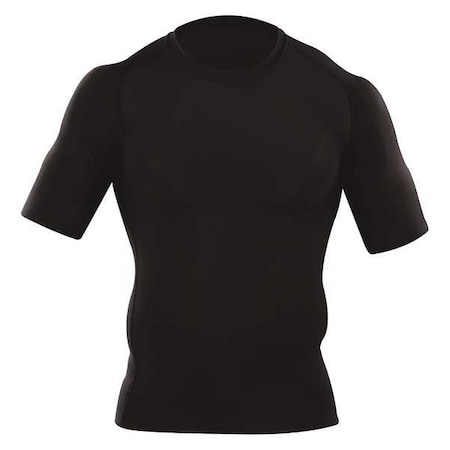 5.11 Men's Short Sleeve T-Shirt, 18% Spandex, 82% Polyester, Pullover, 0 Pocket(s), Black, M 40005