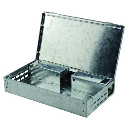 Zoro Select Mouse Trap, Solid, 10.5x6.5x2 In 32J089