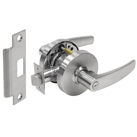 Sargent Lever Lockset, Mechanical, Privacy, Grade 1 10XU65 LB 26D