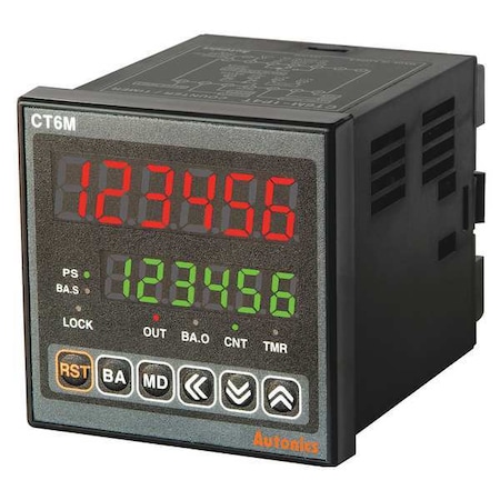 Autonics LED Counter/Timer, Digital6, ACPower, RS485 CT6M-2P4T