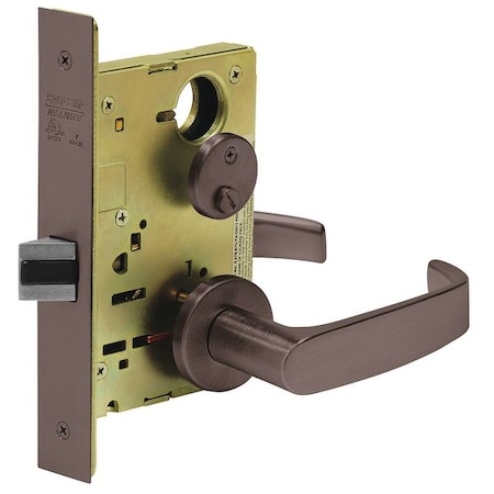 Sargent Lever Lockset, Mechanical, Privacy, Grade 1 8265 LNL 10B
