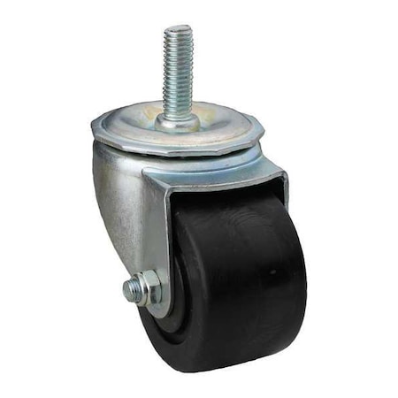 Zoro Select Swivel Stem Caster, Polyolfn, 3 in, 350 lb. DCIB03141S-S32