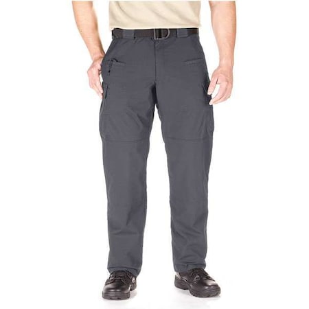 5.11 Men's Tactical Pants, 48 in, Gray, 35% Cotton, 65% Polyester 74369L