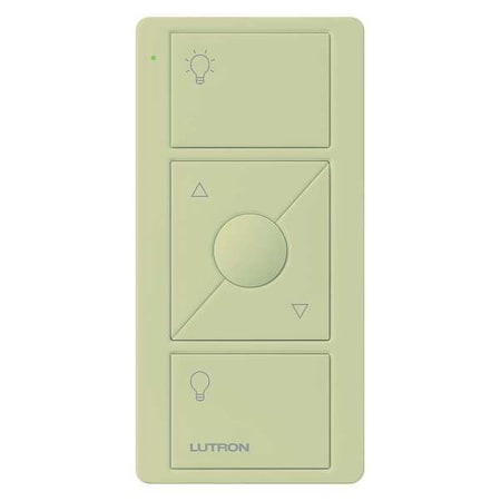Lutron Wireless Remote Control, 3 Buttons, Ivory PJ2-3BRL-GIV-L01