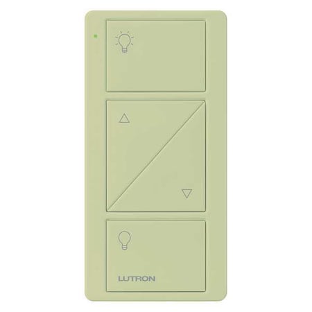 Lutron Wireless Remote Control, 2 Buttons, Ivory PJ2-2BRL-GIV-L01