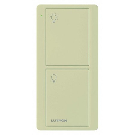 Lutron Wireless Remote Control, 2 Buttons, Ivory PJ2-2B-GIV-L01