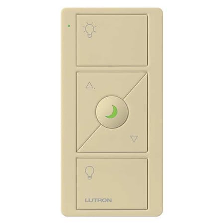 Lutron Wireless Control, Nightlight, 3Bttns, Ivory PJN-3BRL-GIV-L01
