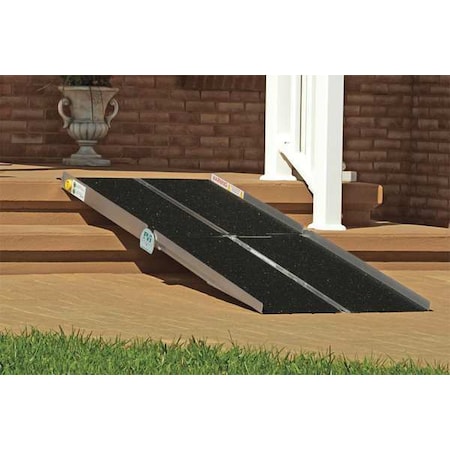 ZORO SELECT Walk Ramp, 800 lb., 8 ft. L x 30 in. H WCR830