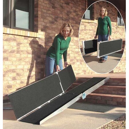 Zoro Select Walk Ramp, 800 lb., 7 ft. L x 30 in. H WCR730 | Zoro