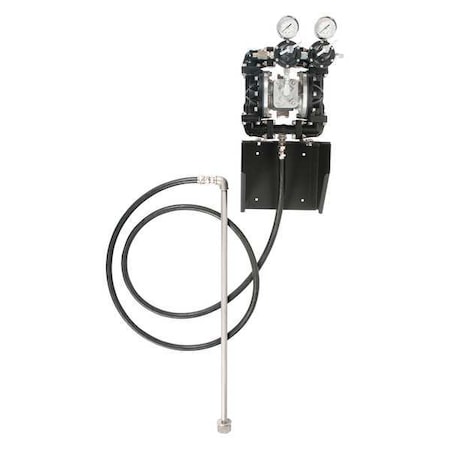 Binks DBL Wall Mount Diaphragm Pump, 5 gal. GEM2-P2D1060