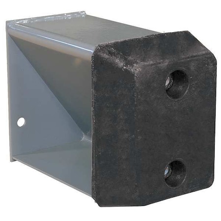 Bluff Manufacturing Dock Bumper, Steel Base, 10 in W x 12 in