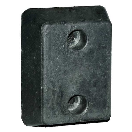 Zoro Select Dock Bumper, 10 in. W, Include Fasteners EPRB10