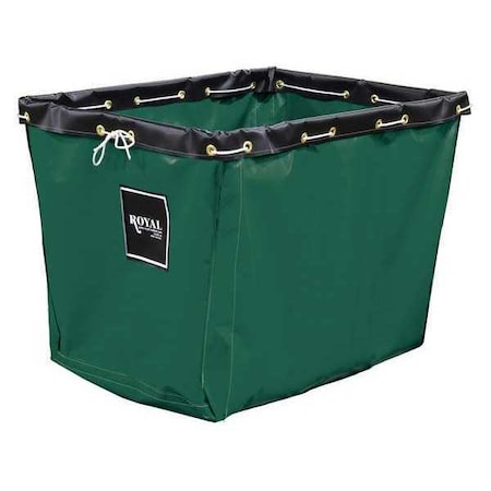 Royal Basket Trucks Replacement Liner, 12 Bushel, Green Vinyl G12-EEX-LNN