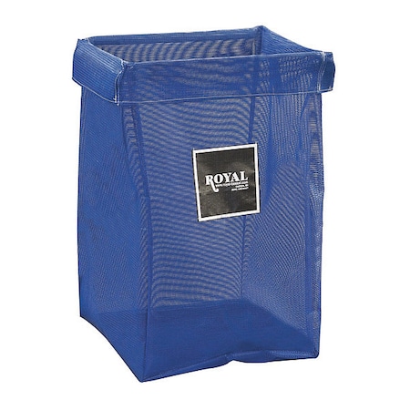 Royal Basket Trucks X-Frame Bag, 6 Bushel, Blue Mesh G06-BBX-XMN