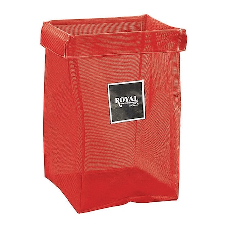 Royal Basket Trucks X-Frame Bag, 6 Bushel, Red Mesh G06-RRX-XMN