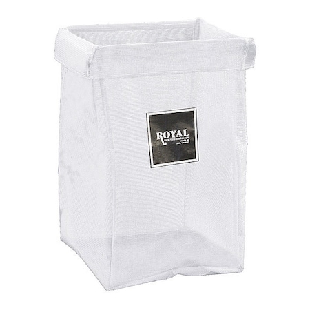 Royal Basket Trucks X-Frame Bag, 6 Bushel, White Mesh G06-WWX-XMN