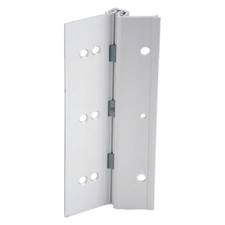 Ives Piano Hinge, Aluminum, Full Mortise Mounting, 1 15/16 in Leaf W x 83 in Leaf H, Satin Aluminum 224HD US28 83IN