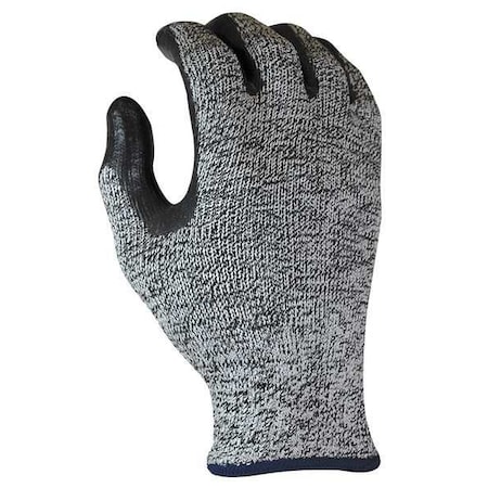 Showa Coated Gloves, Cut Level A4 , Dipped , Foam Nitrile , Smooth , 9 1 PR 430-09