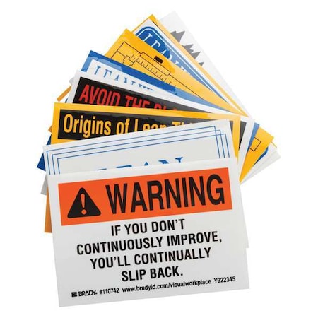 Brady Label, 3-1/2inHx5inW, Polyester, PK10 110762