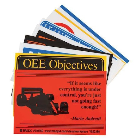 Brady Label, Assorted Legends, PK10 110763