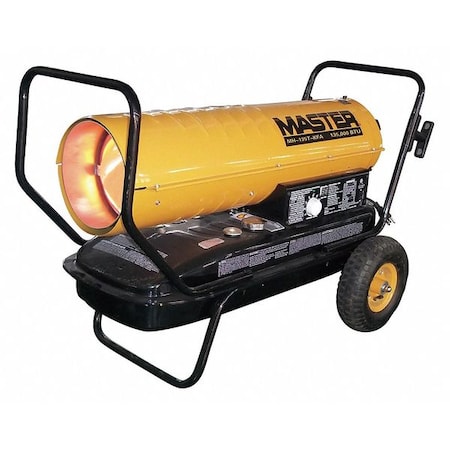 Master Kerosene Forced Air Heater, 135,000 BtuH, Kerosene/Diesel, 540 cfm MH-140T-KFA (NTR)