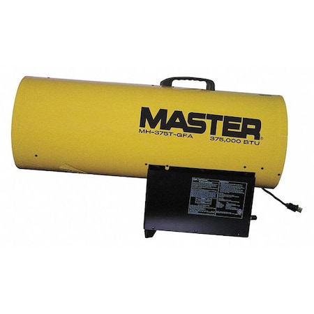 Master Portable Gas Torpedo Heater, Liquid Propane, Direct Spark, 13 in Wx 35 in L MH-375T-GFA