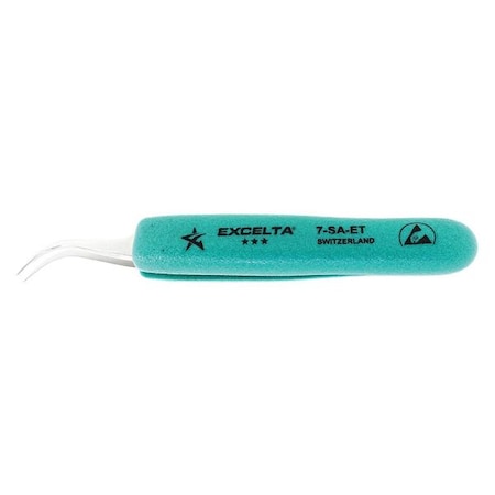 Excelta Tweezer, Curved Fine, 5 in. L, SS 7-SA-ET