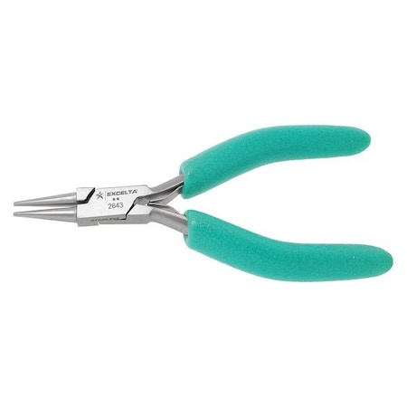 Excelta 4 3/4 in Needle Nose Plier Standard Cushioned Grip Handle 2643