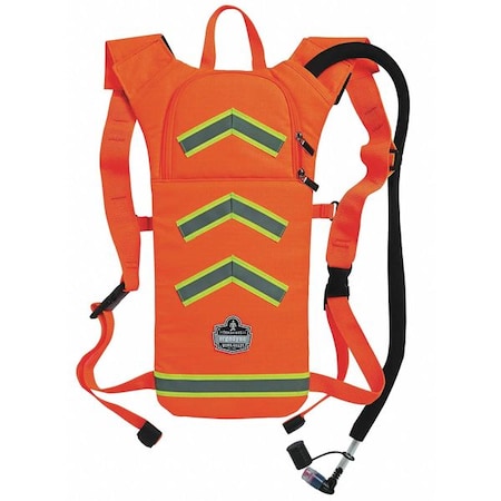 Ergodyne Hydration Pack, 70 oz./2L, Hi-Vis Orange 5155HV