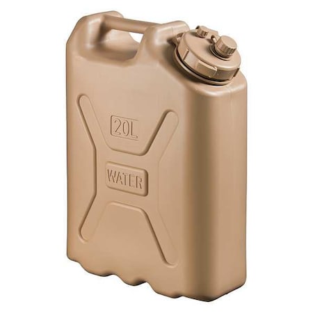 SCEPTER Military Water Canister, 5-gal, Sand 05935