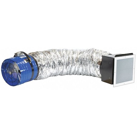 Quietcool Whole House Fan, Steel, 1-Speed, 156W, 120V QC CL-1500