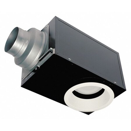 Panasonic Ceiling Recessed Fan, 80 cfm, 4 in or 6 in Duct Dia., 120V AC, Yes FV-08VRE1