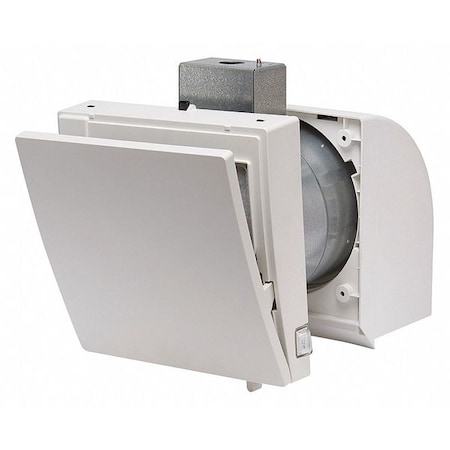 Panasonic wall Supply Air Fan, 10 cfm, 4 in Duct Dia., 120V AC, No FV-01WS2