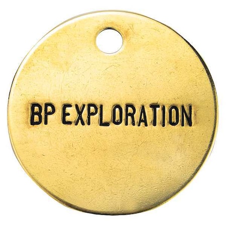 C.H. Hanson ID Tag 1-1/2 In dia BP Exploration, PK100 1098BLF