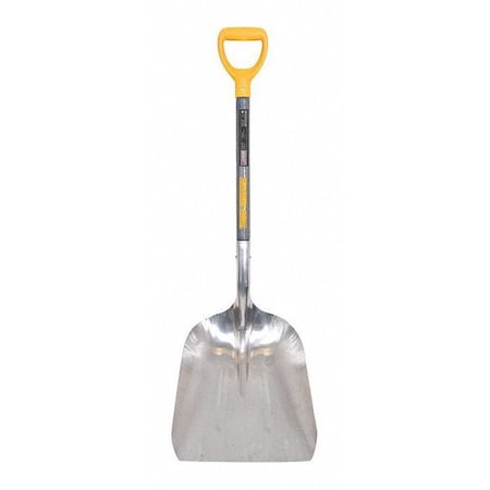 True Temper Scoop Shovel, Aluminum Blade, 27 in L Hard Wood Handle 1670900