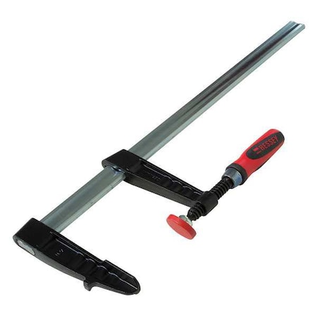 Bessey 24 in Bar Clamp, Composite Plastic Handle and 4 1/2 in Throat Depth TGK4.524+2K