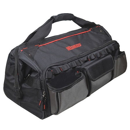 Westward Tool Bag, Black, Polyester, 11 Pockets 32PJ40