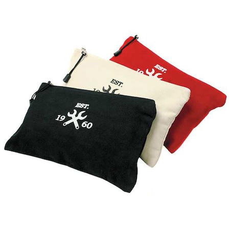 Westward Tool Bag Set, Black, Red, White, Canvas, 3 Pockets 32PJ43