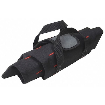 Westward Tool Pouch, Wrench Roll, Black, Polyester, 15 Pockets 32PJ46