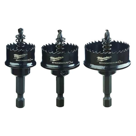 Milwaukee Tool Thin Wall Hole Saw 3 PC set 49-22-4800