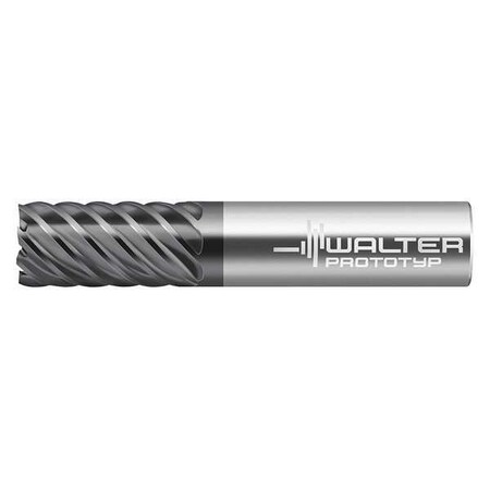 Walter Carbide End Mill, Sq, 6Flute, 16mm Mill Dia H3021138-16