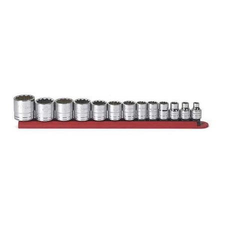 Gearwrench 13 Piece 3/8" Drive 12 Point Standard SAE Socket Set 80561