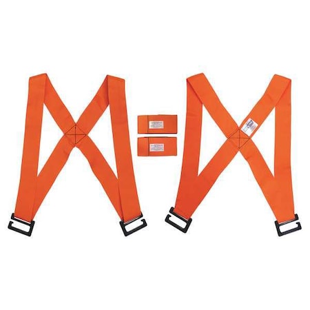 Zoro Select Moving Harness, 700 lb., PK2 32TL82