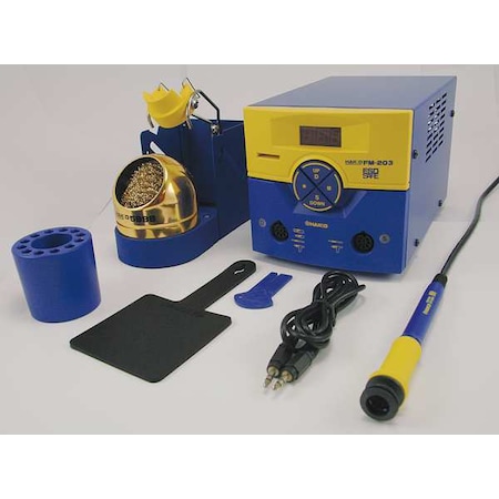 Hakko Dual Port Soldering System w/Heavy Duty Handpiece FM203-HD