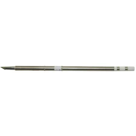 Hakko Soldering Tip, Bevel, 2.8mm x 17.6mm, For Use With Mfr. No. FM-2027 T15-BC28