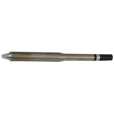 Hakko Soldering Tip, Chisel, Heavy Duty, 2.4 mm, For Use With Mfr. No. FM-2030 T22-D24