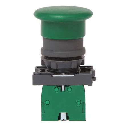 Dayton Push Button Operator, 22 mm, 1NO, Green 32UK29