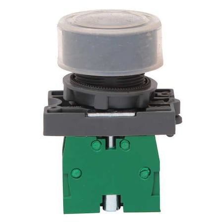 Dayton Push Button Operator, 22 mm, 1NO, Black 32UK43